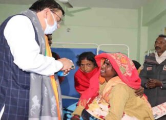 मुख्यमंत्री पुष्कर धामी ने खटीमा पहुंचकर नागरिक चिकित्सालय खटीमा एवं विभिन्न विकास कार्यों का किया स्थलीय निरीक्षण