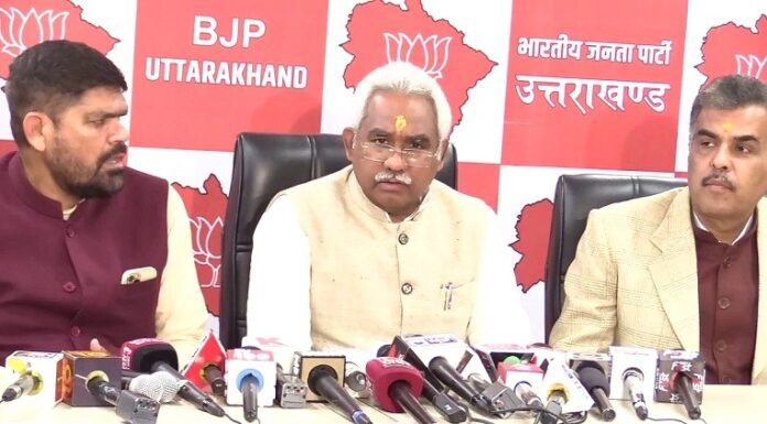 उत्तराखंड विधानसभा चुनाव-कांग्रेस के घोषणा पत्र पर बीजेपी का वार कहा-घोषणा पत्र झूठ का पुलिंदा,जनता से छलावा