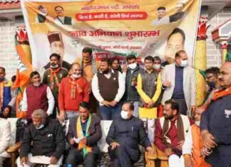 उत्तराखंड विधानसभा चुनावः-भाजपा ने की 70 विधानसभाओं में औपचारिक चुनाव प्रचार अभियान की शुरुआत