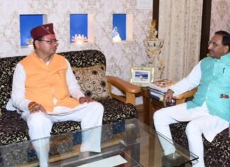 पुष्कर सिंह धामी को एक बार फिर से सीएम चुने जाने पर डॉ निशंक ने कहा-प्रधानमंत्री के विजन को साकार क्रियान्वित करेंगे धामी