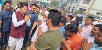 मुख्यमंत्री पुष्कर धामी चुनाव परिणाम आने के बाद पहली बार पहुंचे अपने विधानसभा क्षेत्र खटीमा,कार्यकर्ता हुए भावुक