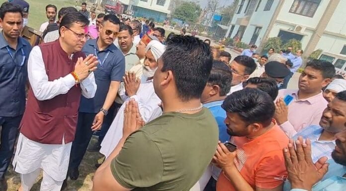 मुख्यमंत्री पुष्कर धामी चुनाव परिणाम आने के बाद पहली बार पहुंचे अपने विधानसभा क्षेत्र खटीमा,कार्यकर्ता हुए भावुक