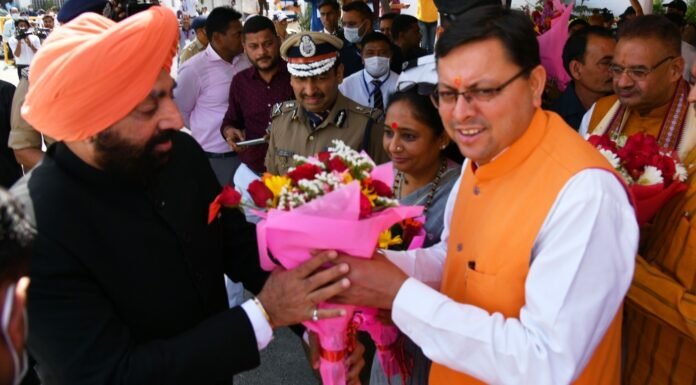 मुख्यमंत्री पुष्कर धामी ने कहा-प्रदेश की जनता से किये गये वायदो एवं संकल्पों को पूर्ण करने के लिये हम प्रतिबद्ध