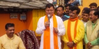 मुख्यमंत्री पुष्कर धामी ने चंपावत में बाबा गुरु गोरख नाथ मंदिर में की पूजा अर्चना,चंपावत के विकास के लिए की कई घोषणाएं