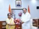 उत्तराखंड विधानसभा अध्यक्ष ऋतु खंडूडी ने उपराष्ट्रपति एम वैंकया नायडू से की शिष्टाचार भेंट