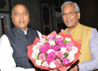 पूर्व मुख्यमंत्री त्रिवेन्द्र रावत ने की हिमाचल के सीएम जयराम ठाकुर से भेंट,आगमी विधानसभा चुनाव के लिए दी अग्रिम शुभकामनाएं