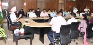 मुख्य सचिव ने अधिकारियों को दिए निर्देश,सभी अंतर विभागीय परियोजनाओं को उन्नति पोर्टल में करें शामिल