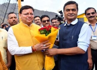 टिहरी हाइड्रो डेवलपमेंट कॉरपोरेशन द्वारा आयोजित ‘जर्नी ऑफ टिहरी डैम’ कार्यक्रम में शामिल हुए सीएम पुष्कर धामी एवं केंद्रीय ऊर्जा मंत्री