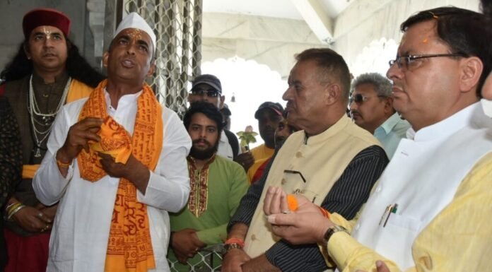 मुख्यमंत्री पुष्कर सिंह धामी ने किए श्री भद्रराज देवता के दर्शन कहा-भद्रराज मेले को प्रदान की जाएगी राजकीय मेले की अनुदान राशि