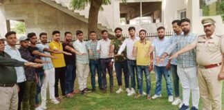 फ़रीदाबाद-राजीव गांधी बलिदान दिवस के साथ नशा मुक्ति का संकल्प लिया