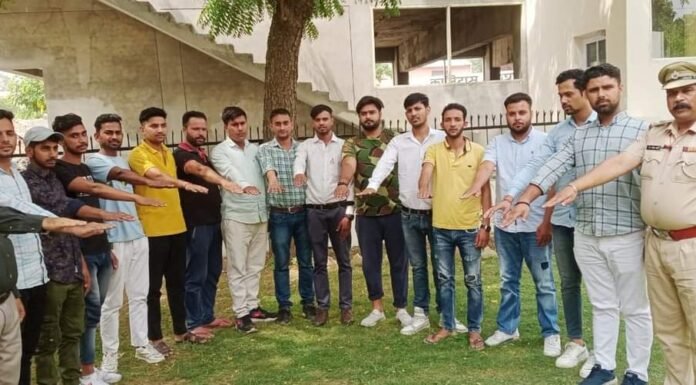 फ़रीदाबाद-राजीव गांधी बलिदान दिवस के साथ नशा मुक्ति का संकल्प लिया