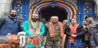 थल सेनाध्यक्ष मनोज पांडे ने किए भगवान बदरीनाथ और केदारनाथ के दर्शन
