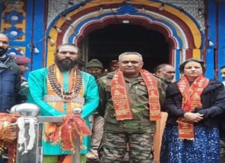थल सेनाध्यक्ष मनोज पांडे ने किए भगवान बदरीनाथ और केदारनाथ के दर्शन