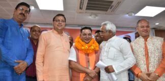 आम आदमी पार्टी के प्रदेश अध्यक्ष रहे दीपक बाली भारतीय जनता पार्टी में शामिल,सीएम धामी ने कहा-आप उत्तराखंड से साफ