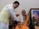 गंगा दशहरा पर हरिद्वार पहुंचे सीएम धामी,जगत्गुरू शंकराचार्य राजराजेश्वराश्रम से की शिष्टाचार भेंट