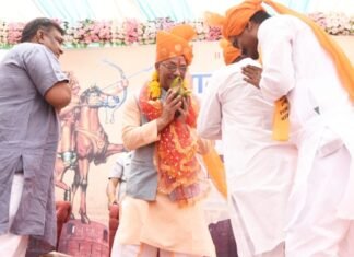 राजस्थान में सम्राट पृथ्वीराज चौहान जन्मोत्सव समारोह में शामिल हुए पूर्व सीएम त्रिवेंद्र रावत कहा-अपने धर्म और संस्कृति की रक्षा हमें स्वयं करनी है