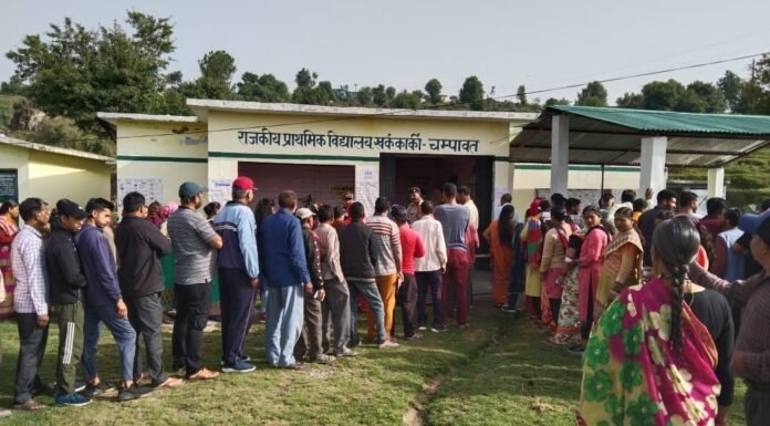 चंपावत उपचुनाव-शाम पांच बजे तक हुआ 64 फीसदी मतदान, 3 जून को होगा सीएम धामी की किस्मत का फैसला