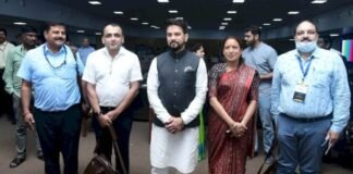 गुजरात में दो दिवसीय नेशनल कांफ्रेंस ऑफ मिनिस्टर्स ऑफ यूथ अफेयर्स एंड स्पोर्ट्स कार्यक्रम में शामिल हुई रेखा आर्य