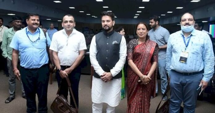 गुजरात में दो दिवसीय नेशनल कांफ्रेंस ऑफ मिनिस्टर्स ऑफ यूथ अफेयर्स एंड स्पोर्ट्स कार्यक्रम में शामिल हुई रेखा आर्य