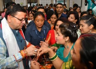 मुख्यमंत्री पुष्कर धामी ने दी प्रदेशवासियों को रक्षाबन्धन की शुभकामन