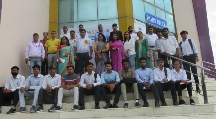 वर्ल्ड कॉलेज ऑफ टेक्नोलॉजी एंड मैनेजमेंट,गुड़गांव में आयोजित हुआ ‘मेगा जॉब फेयर-2022’