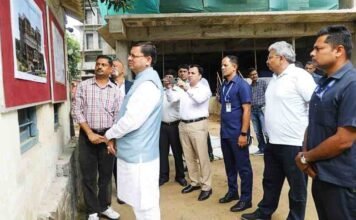 नई दिल्ली में निर्माणाधीन भवन ‘उत्तराखण्ड निवास’ का सीएम धामी ने किया निरीक्षण