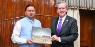 ऑस्ट्रेलिया के उच्चायुक्त बैरी ओ फैरेल ने सीएम पुष्कर धामी से की भेंट