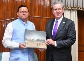 ऑस्ट्रेलिया के उच्चायुक्त बैरी ओ फैरेल ने सीएम पुष्कर धामी से की भेंट