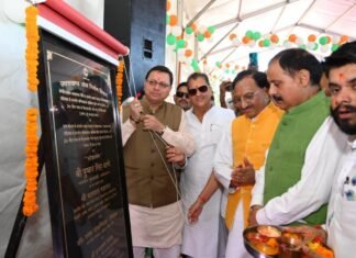 मुख्यमंत्री पुष्कर धामी के निर्देश पर 6 माह की तय समयावधि में पूरा हुआ रानीपोखरी पुल निर्माण कार्य