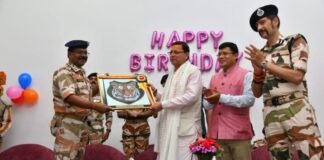 उत्तराखंडः-आई.टी.बी.पी द्वारा ’संकल्प दिवस’ पर आयोजित कार्यक्रम में शामिल हुए सीएम धामी कहा-2025 तक राज्य को हर क्षेत्र में देश के अग्रणी राज्यों की श्रेणी में लाने के लिए राज्य सरकार कृत संकल्पित