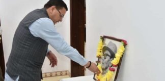 पेशावर कांड के महानायक वीर चंद्र सिंह गढ़वाली की पुण्यतिथि पर सीएम धामी ने दी श्रद्धांजलि