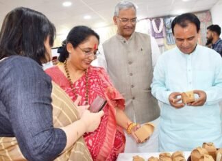 अब आग नहीं घर की साज-सज्जा व शोभा बढ़ाने का कार्य कर रहे है पाइन नीडल से बने घरेलू उत्पाद