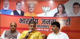 हरिद्वार जिला पंचायत अध्यक्ष एवं ब्लॉक प्रमुख पद पर भाजपा की निर्विरोध जीत सुनिश्चित,भाजपा अध्यक्ष ने जनता का व्यक्त किया आभार