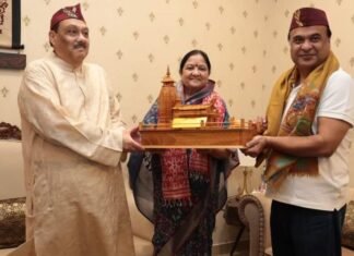 हंस फाउंडेशन के प्रेरणास्रोत माताश्री मंगला जी एवं श्री भोले जी महाराज राजकीय अतिथि के तौर पर पहुंचे असम,सीएम हिमंता बिस्वा सरमा से की शिष्टाचार भेंट