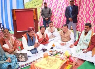 उत्तराखंडः-मेडिकल की पढ़ाई करने वाले छात्रों को सरकार की सौगात सीएम धामी ने अगस्त्यमुनि के कोठगी में बनने वाले नर्सिंग कॉलेज का किया भूमि पूजन एवं शिलान्यास