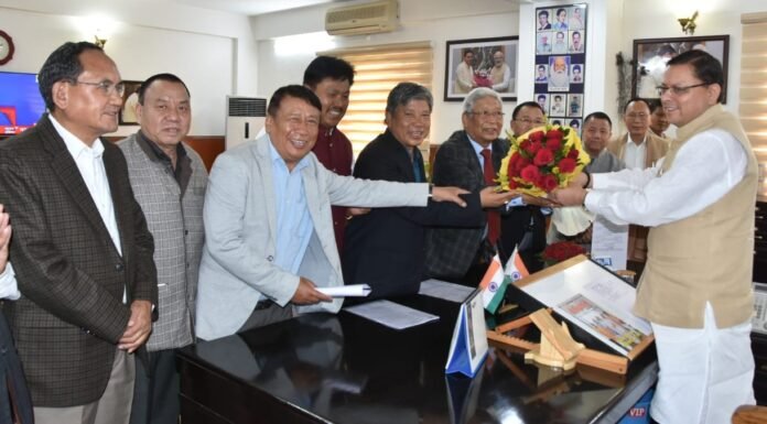 मुख्यमंत्री पुष्कर धामी से रं कल्याण संस्था के प्रतिनिधियों ने की भेंट