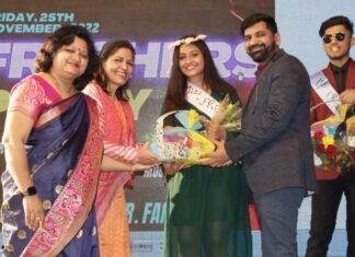 जिम्स नोएडा में फ्रेशर्स पार्टी का आयोजन,नए विद्यार्थियों का हुआ स्वागत