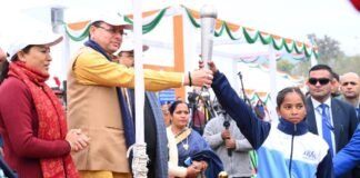 मुख्यमंत्री पुष्कर धामी ने किया राज्य स्तरीय खेल महाकुंभ-2022 का शुभारंभ,खिलाड़ियों के भोजन के लिए 225 रूपये की धनराशि देने की घोषणा