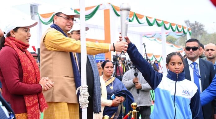 मुख्यमंत्री पुष्कर धामी ने किया राज्य स्तरीय खेल महाकुंभ-2022 का शुभारंभ,खिलाड़ियों के भोजन के लिए 225 रूपये की धनराशि देने की घोषणा