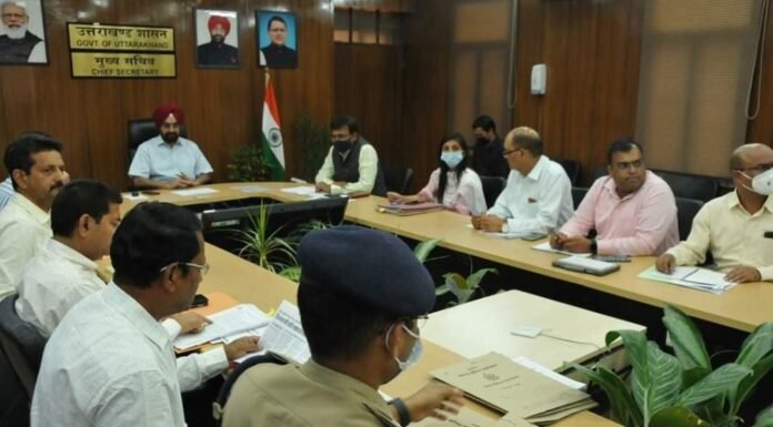 मुख्य सचिव ने की केदारनाथ पुनर्निर्माण एवं बद्रीनाथ मास्टर प्लान के कार्यों की समीक्षा,अधिकारियों को दिए जरूरी निर्देश