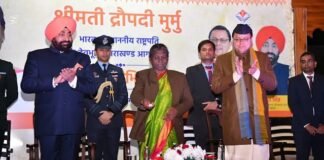 उत्तराखंडः-राष्ट्रपति द्रोपदी मुर्मू ने 2001 करोड़ रूपये की योजनाओं का लोकार्पण और शिलान्यास