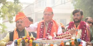 दिल्ली एमसीडी के लिए थमा चुनाव प्रचार,सीएम धामी ने दिल्ली शाहदरा में भाजपा प्रत्याशी के समर्थन में किया रोड शो