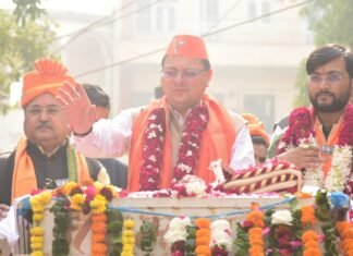 दिल्ली एमसीडी के लिए थमा चुनाव प्रचार,सीएम धामी ने दिल्ली शाहदरा में भाजपा प्रत्याशी के समर्थन में किया रोड शो