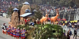 कर्तव्य पथ पर पहली बार गणतंत्र दिवस परेड में उत्तराखंड की झांकी ने प्रथम स्थान पाकर बनाया इतिहास,सीएम धामी ने दी बधाई कहा-हम सभी के लिए गौरव का पल