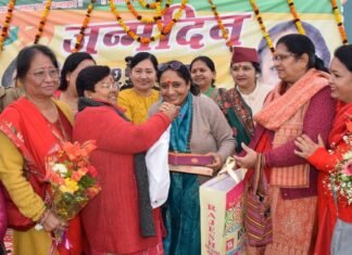 कोटद्वार में भाजपा कार्यकर्ताओं ने धूम-धाम से मनाया विधायक और उत्तराखंड की प्रथम महिला अध्यक्ष ऋतु खंडूड़ी का जन्मदिवस