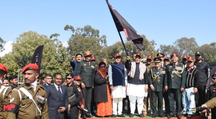 केन्द्रीय रक्षा मंत्री राजनाथ सिंह एवं सीएम पुष्कर धामी ने किया देहरादून स्थित शौर्य स्थल का उद्घाटन