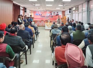 उत्तराखंडः-भाजपा मुख्यालय में संस्थापक सदस्य एवं वरिष्ठ नेता स्वर्गीय देवेंद्र शास्त्री की पुण्यतिथि पर दी गयी श्रद्धांजलि