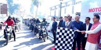 मुख्यमंत्री पुष्कर धामी हीरो मोटोकॉर्प लि.द्वारा राजस्व विभाग को उपलब्ध कराई गई 320 मोटर साइकिलों का किया फ्लैग ऑफ