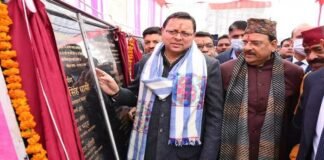 मुख्यमंत्री पुष्कर धामी ने गदरपुर,खटीमा बाईपास सहित 306 करोङ रुपए की 26 योजनाओं का किया लोकार्पण