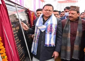 मुख्यमंत्री पुष्कर धामी ने गदरपुर,खटीमा बाईपास सहित 306 करोङ रुपए की 26 योजनाओं का किया लोकार्पण